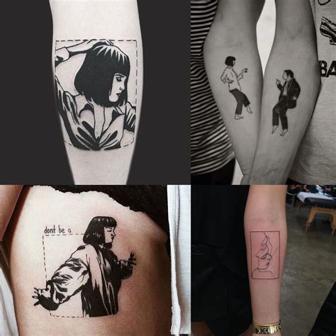 tattoo pulp fiction|Unique Pulp Fiction Tattoo Designs for Movie Lovers